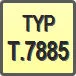 Piktogram - Typ: T.7885